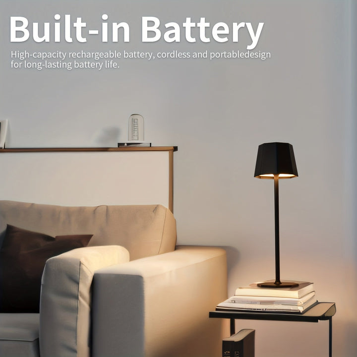 DuoGlow | Batteridrevet 2-delt sett Trådløs bordlampe Luvikno
