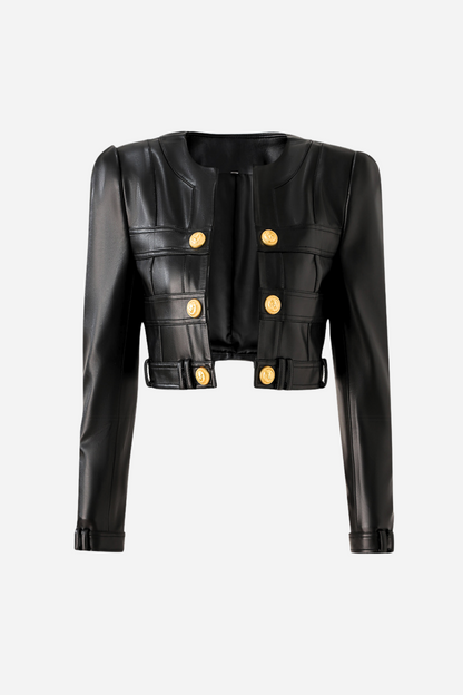 Luvik | Pu Takki & Minihame Setti