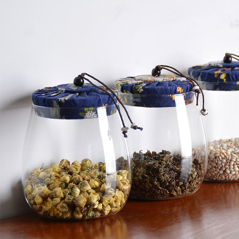 Daglig oppbevaringsbeholder Borosilikatglass oppbevaringscontainer | Luvikno