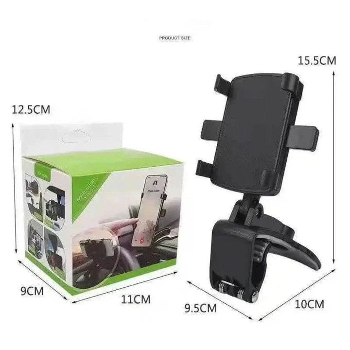 Universell roterbar telefonholder for bil – Sikker og handsfree navigasjon | Luvikno
