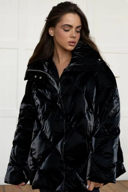 Luvik | istuu tyylikäs tikkikangas takki