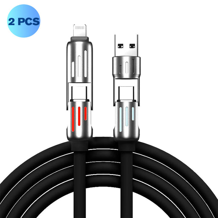 240W 4-i-1 USB C Kabel | Luvikno