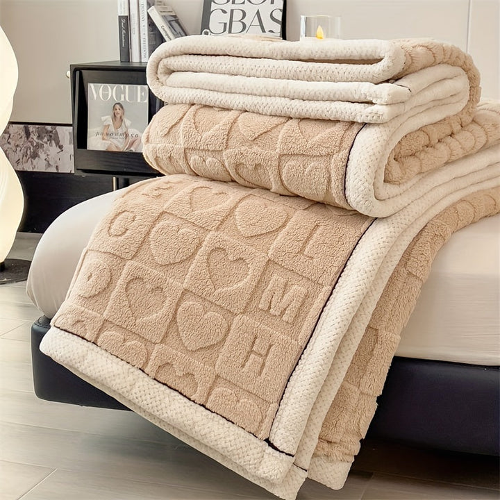 Luvikno | Stilfullt korallfleece-teppe for maksimal komfort