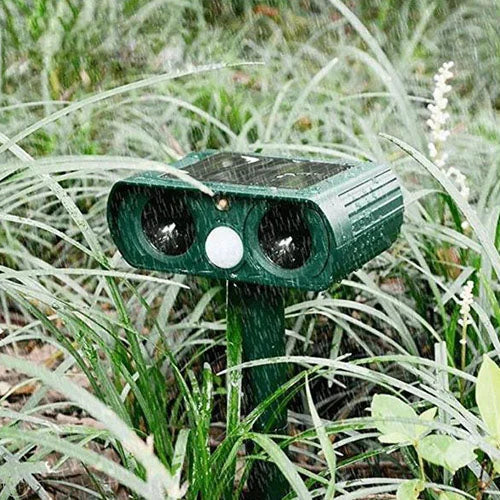 Solar Power Ultrasonic Dyre Skadedyr Avskrekker Infrarød Sensor Vanntett Dyre Avskrekker Luvikno