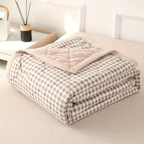 Elegant Preppy Rutete Sommerteppe for Kule Netter | Luvikno