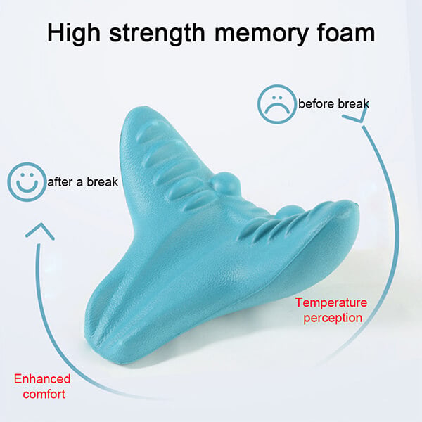 NeckEase Stretch – Ergonomisk Nakkepute for Nakkavslapning | Luvikno