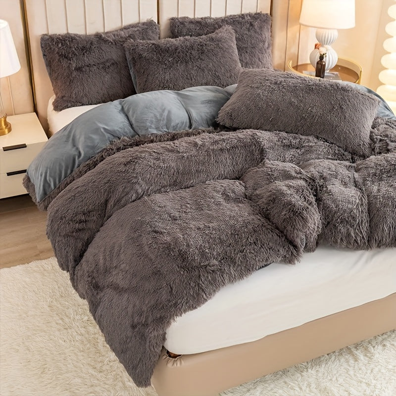 Luvikno | Ultra Soft Plush Duvet Cover Set with Zipper - Luksus & Komfort