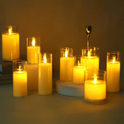 Luvikno | Ekte Uten Flamme Stearinlys LED Elektronisk Lys