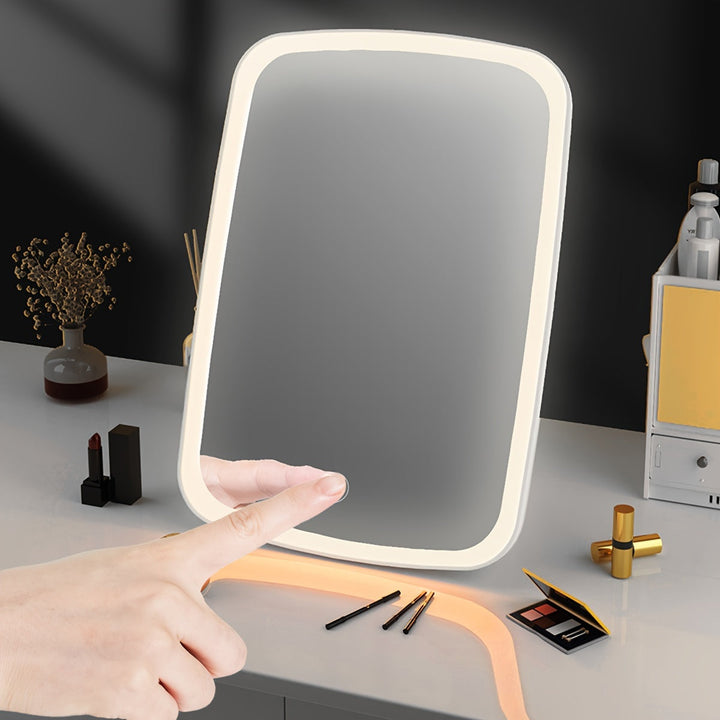 BloomMirror - Elegant LED Sminkespeil USB Lader Luvikno