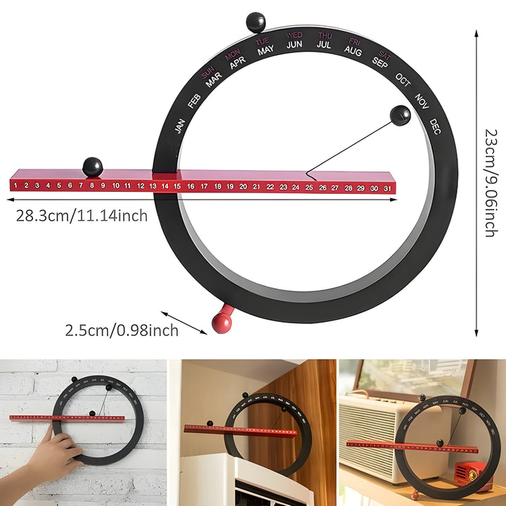 Magnetisk Kuleklokke – Kreativ og Dekorativ Bordklokke med Mykt Design | Luvikno