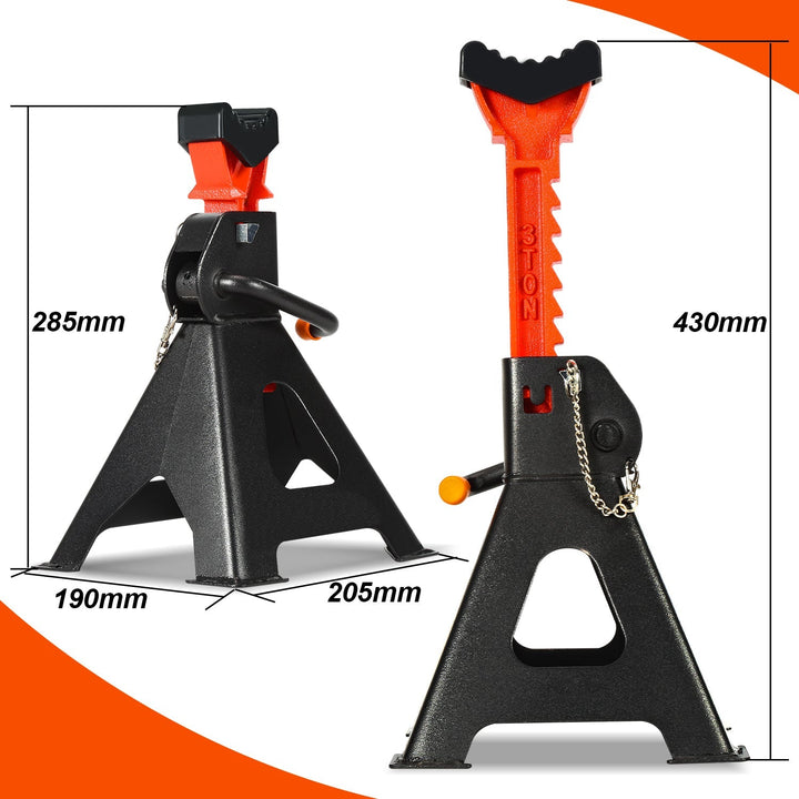 Heavy Duty Support Stand 3T 2 Pieces | Luvikno