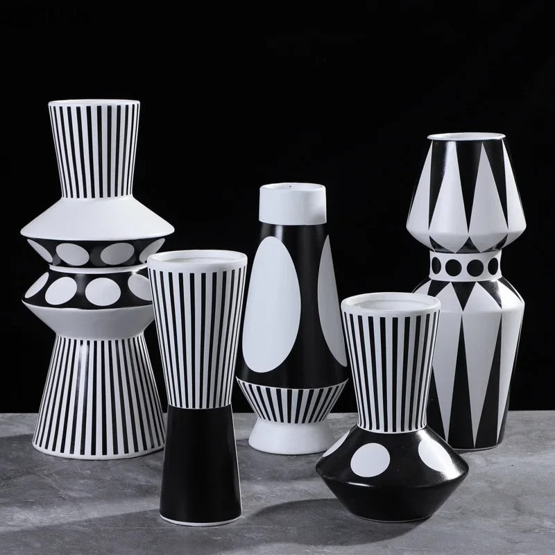 Moderne geometriske vase Luvikno