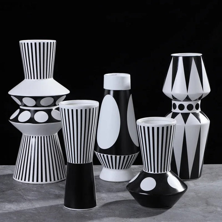 Moderne geometriske vase Luvikno