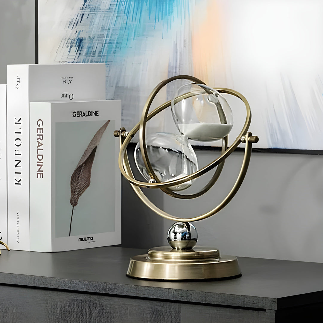 Elegant timeglass med beroligende sandflyt og stilLuvikno