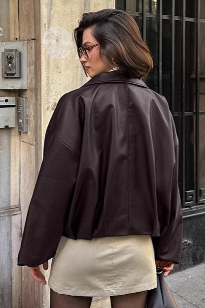 Luvik | Retro Biker Nahkatakki