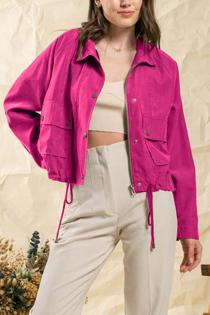 Luvik | ruudullinen Käänteet usea nappi kaksi taskua midi-takki