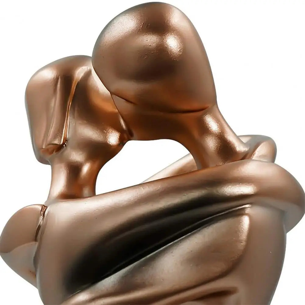 Luvikno | Sentura Deco Skulptur Som Omslutter Figurer | Symbol på Kjærlighet & Forbindelse | Håndlaget Utseende | Harpiks