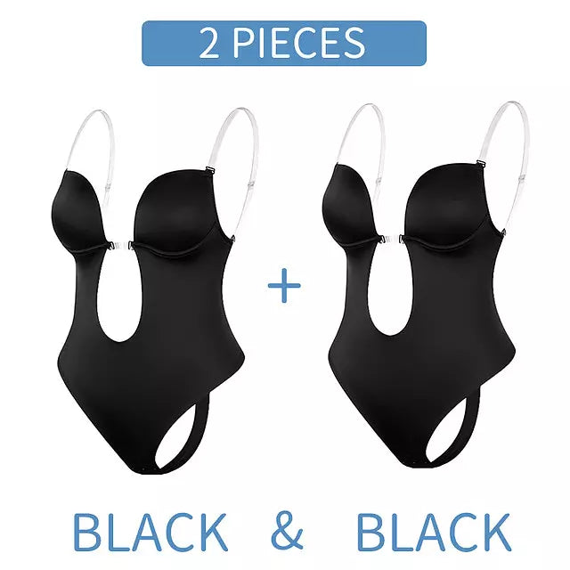 Luvik | Syvä V-aukko Vartalon muotoilija Bodysuit