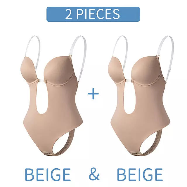 Luvik | Syvä V-aukko Vartalon muotoilija Bodysuit