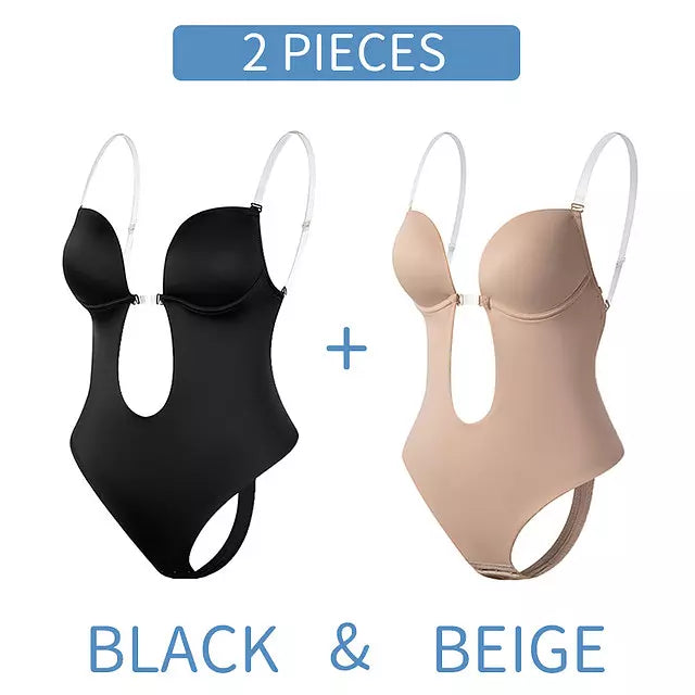 Luvik | Syvä V-aukko Vartalon muotoilija Bodysuit
