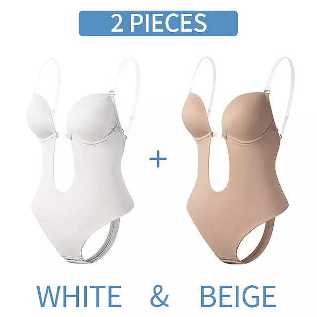Luvik | Syvä V-aukko Vartalon muotoilija Bodysuit