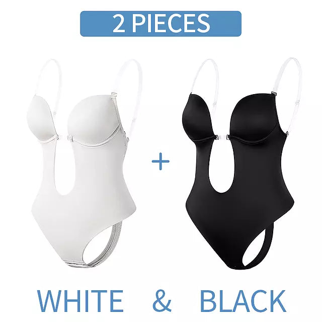 Luvik | Syvä V-aukko Vartalon muotoilija Bodysuit