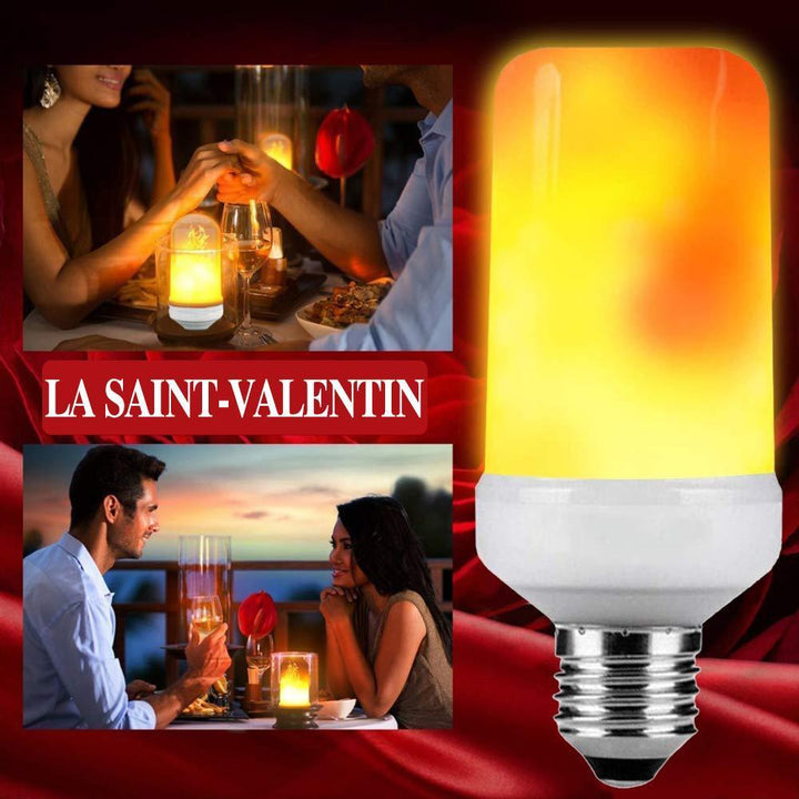 Flamme LED Lampe med Gravitasjonssensor | luvikno