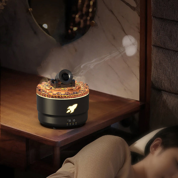 LavaGlow - Forfriskende Aroma Diffuser med Nattlys Luvikno
