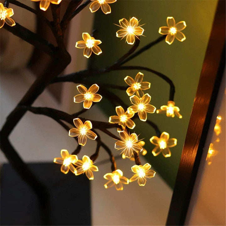 Belyst Kirsebærblomsttre - LumiBlossom | Luvikno