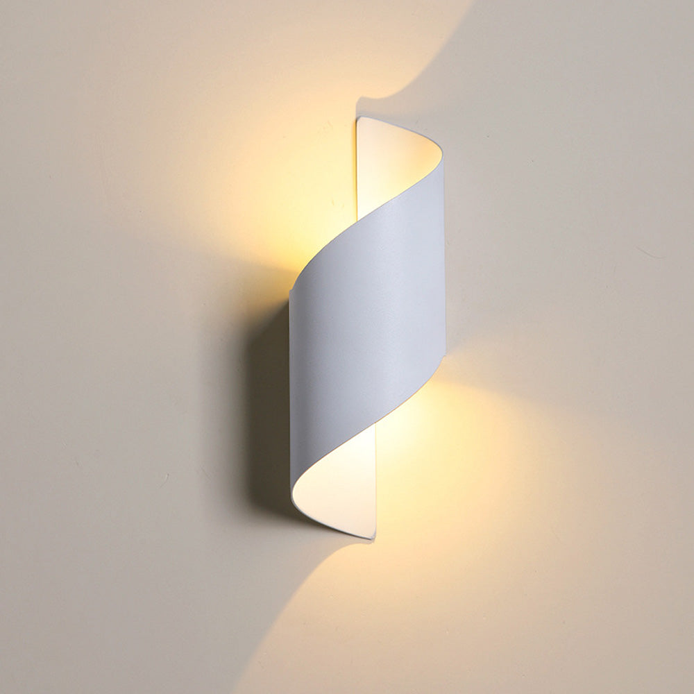 LED Vegglampe med minimalistisk aluminiumsdesign Luvikno