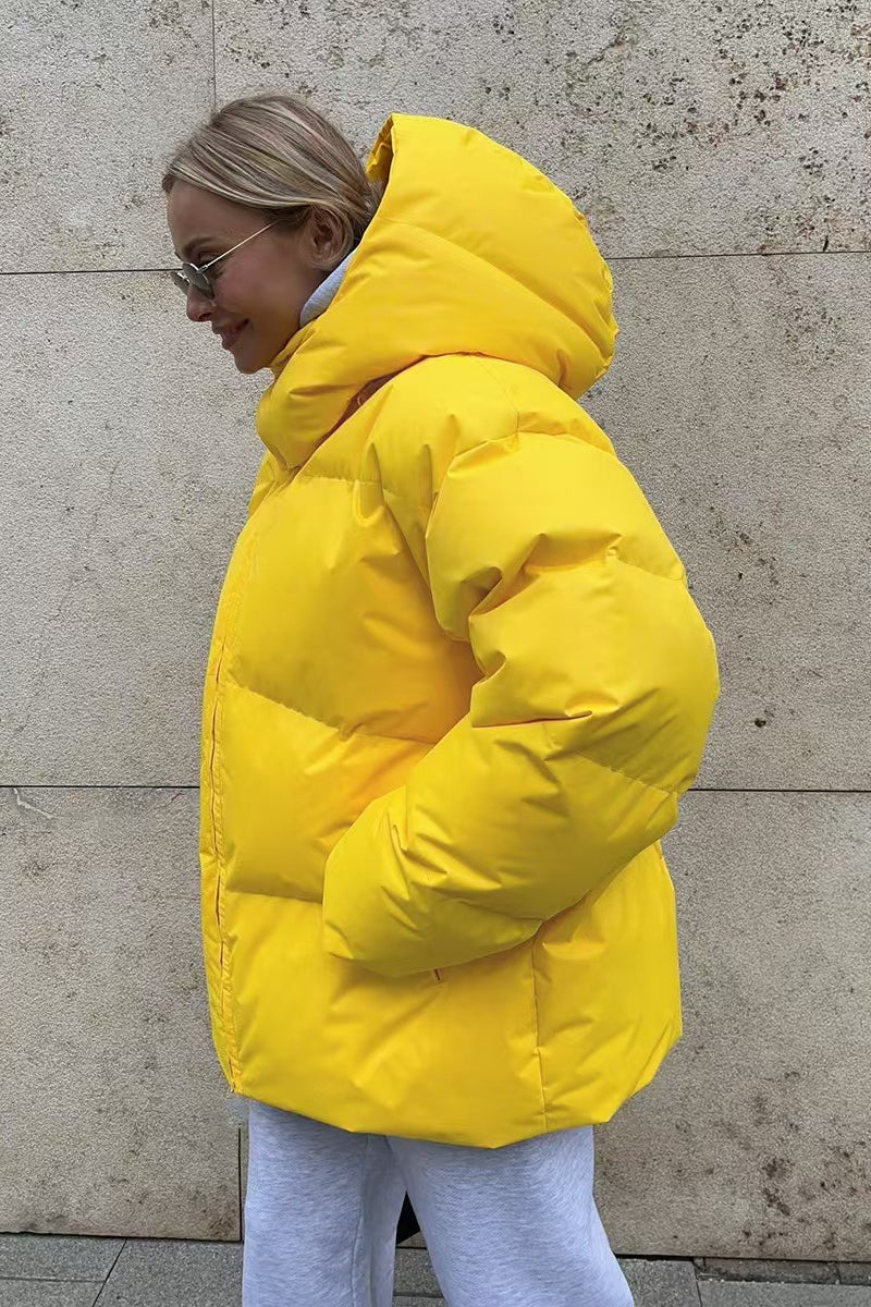 Luvik | Duty Vetoketjullinen Huppupuffertakki