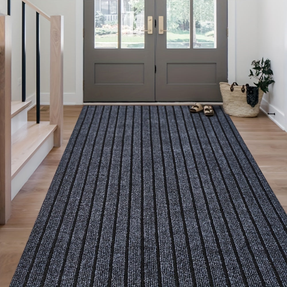 Non-slip Lang Løper - Vaskbar Teppett med Gummibakside for Innendørs og Utendørs | Perfekt for Hall og Balkong | Luvikno