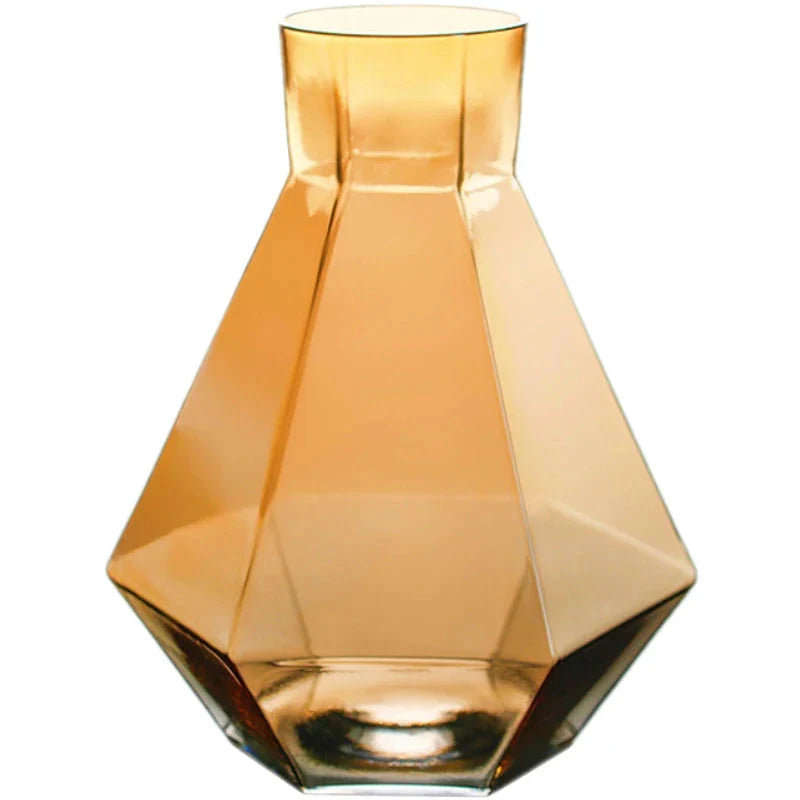 Diamond Type Glass Water Bottle Pitcher Drinkware Creative Drinkware | Luvikno