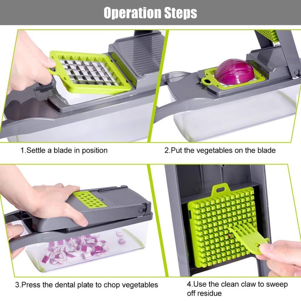 Dicing Blades Mandoline Slicer | Luvikno