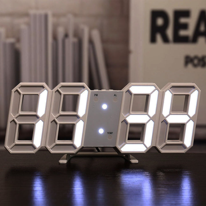Veggur med LED-skjerm og alarm Luvikno