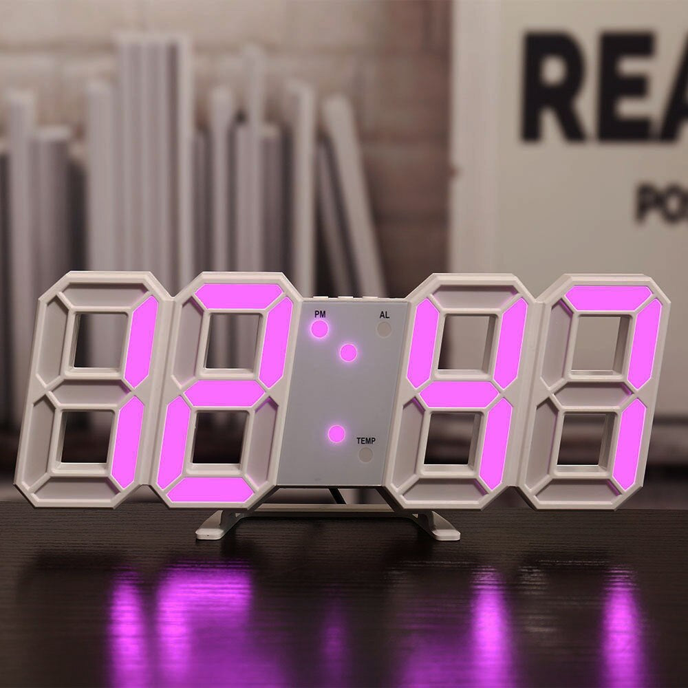 Veggur med LED-skjerm og alarm Luvikno