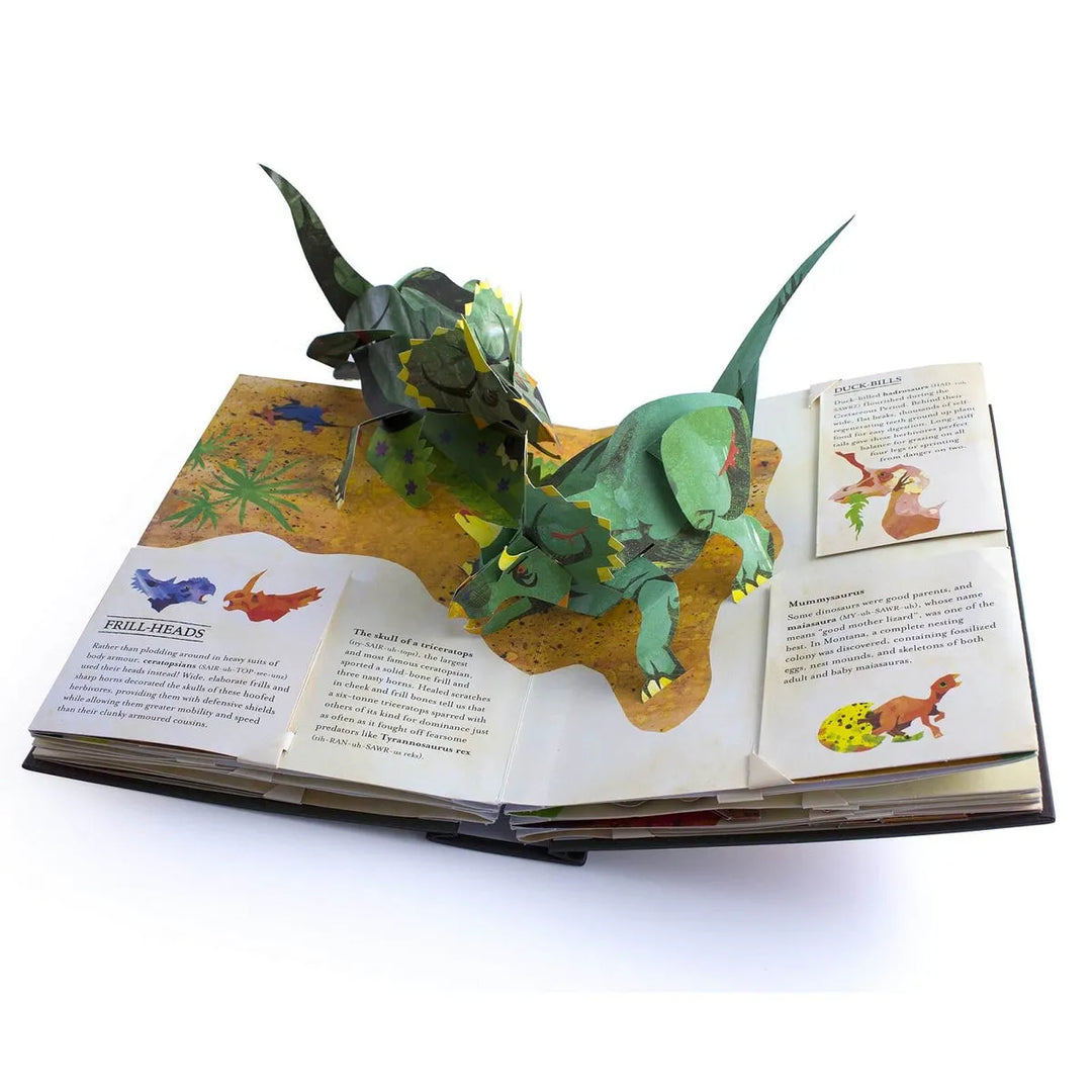 Luvikno | DinoWorld 3D Pop-Up Bok | Forhistoriske Dinosaurer & Havmonstre | Innbundet