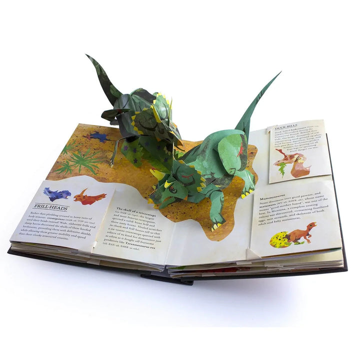 Luvikno | DinoWorld 3D Pop-Up Bok | Forhistoriske Dinosaurer & Havmonstre | Innbundet
