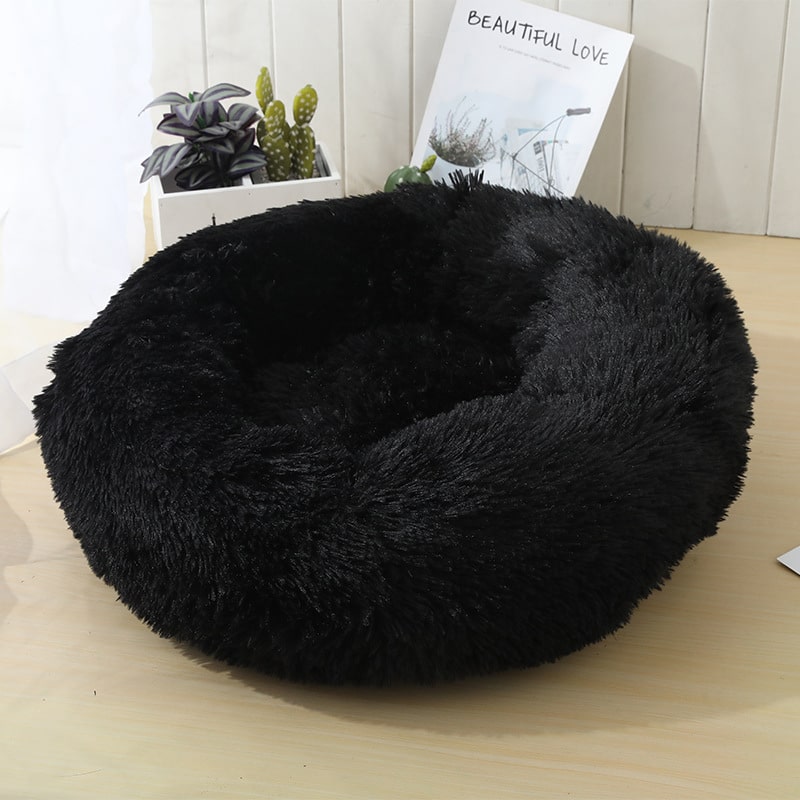 Myk og beroligende donut hundeseng (Mange farger) | Luvikno