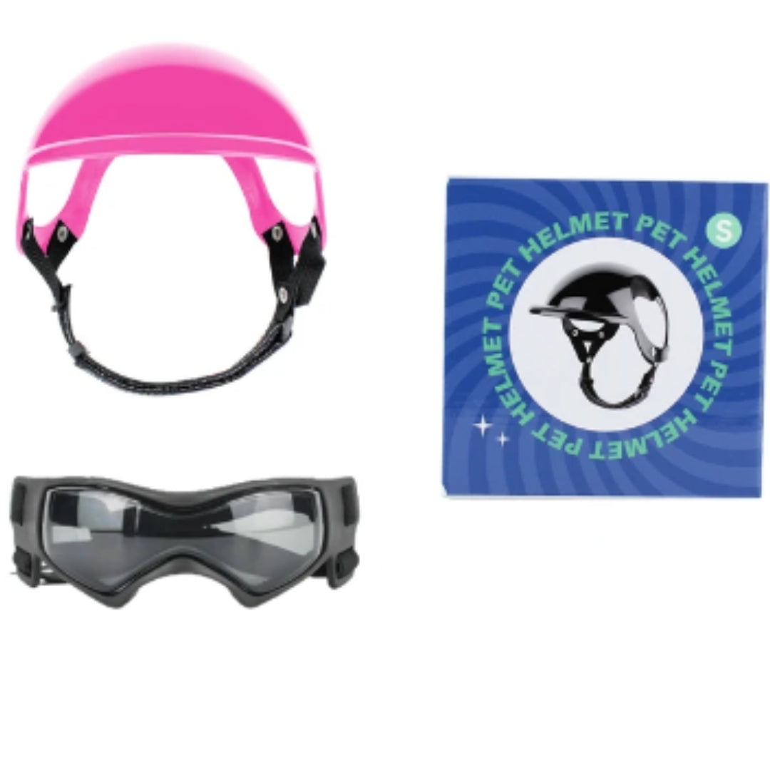 Hundehjelm og Goggles - RiderPaw Luvikno