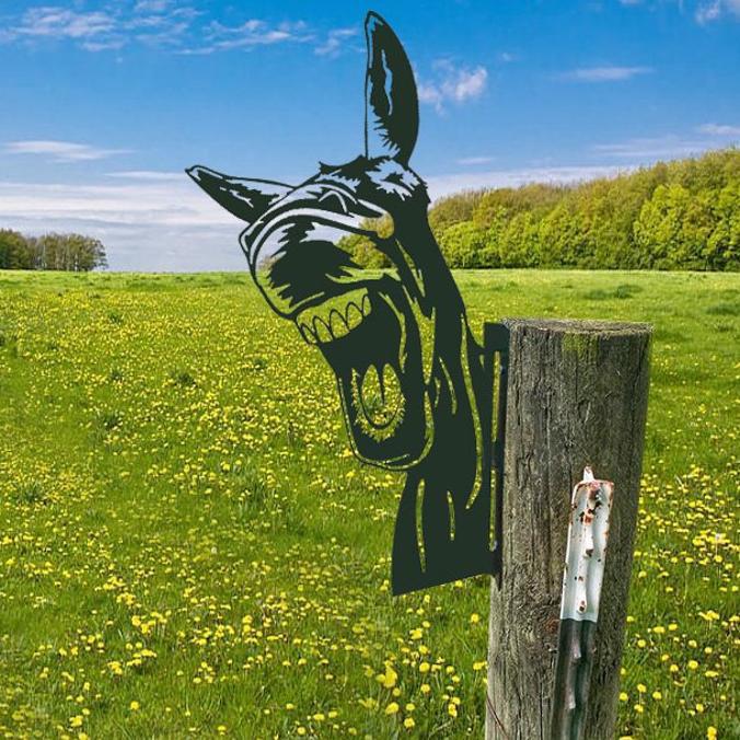 Utendørs Hage Gård Kikkende Geit Metallkunst Innendørs Dekorasjon | Luvikno