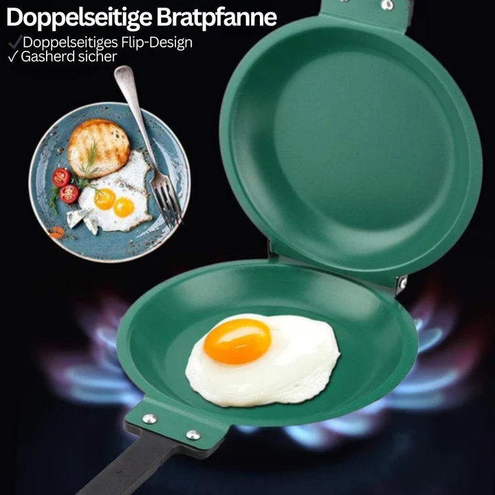 Luvikno | Dobbeltsidig Non-Stick Stekepanne - FlipMaster