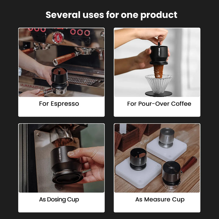 Doseringsshaker Espresso Doseringskopp Kaffe Pulver Mottaker Beholder | Luvikno