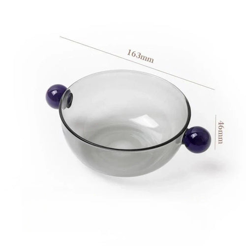 Dobbelt kulehåndtaket farget glassbolle miljøvennlig design | Luvikno