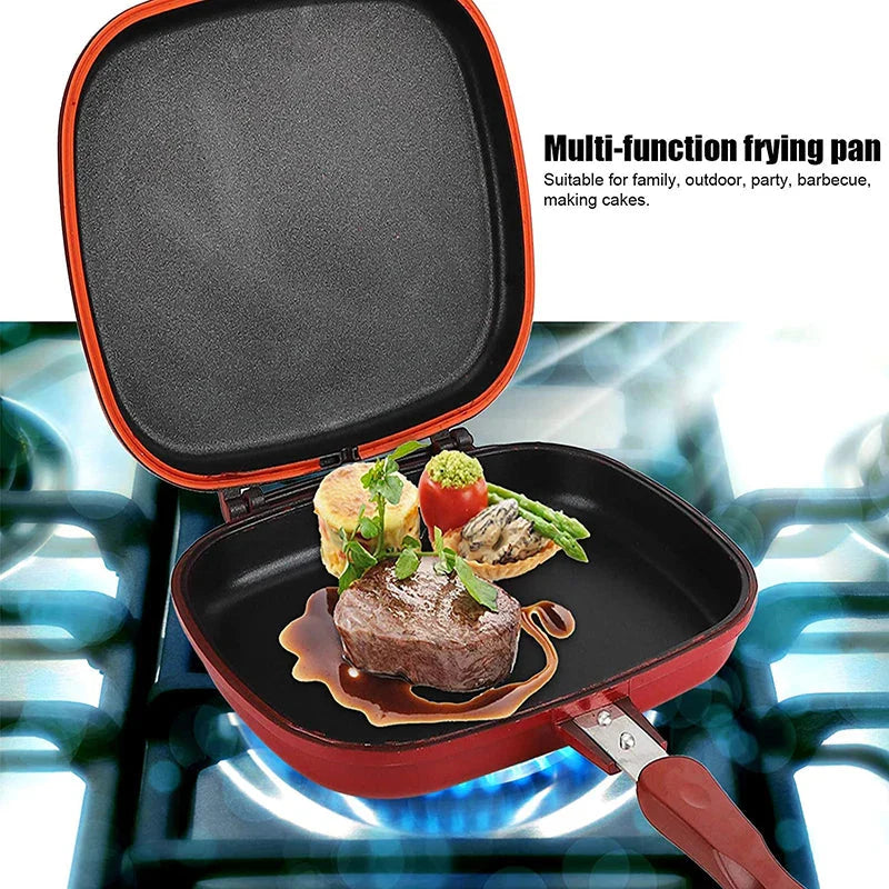 Dobbelt Side Brød Stekepanne Non Stick Flere Formål Toaster | Luvikno