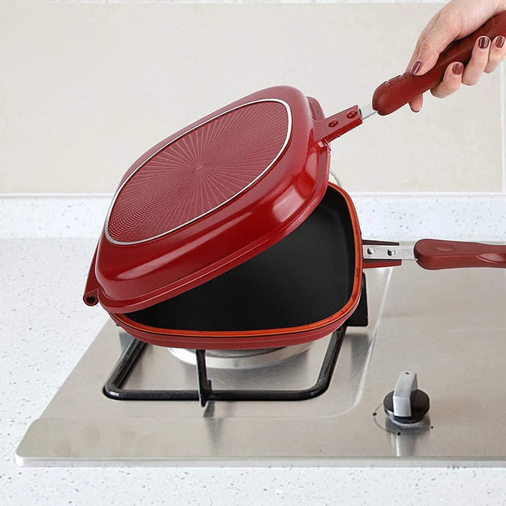 Dobbelt Side Brød Stekepanne Non Stick Flere Formål Toaster | Luvikno