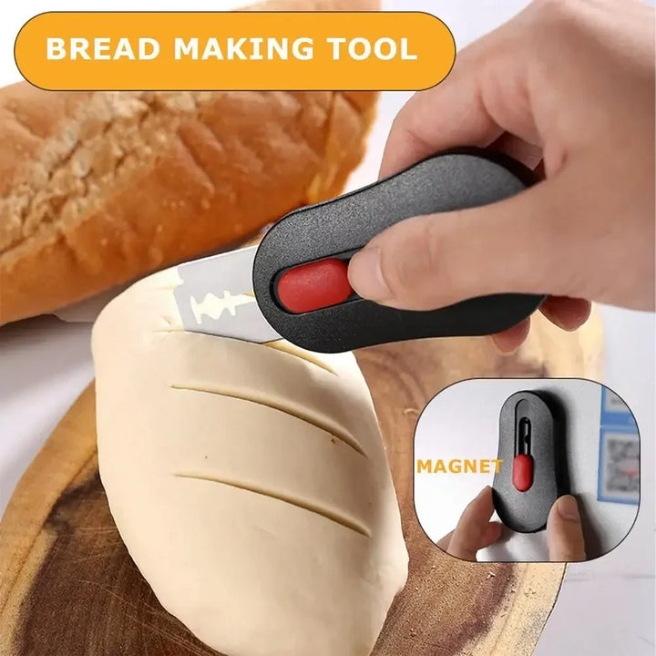 Dough Slashing Tool med 5 utskiftbare blader Baker's Bread Knife | Luvikno
