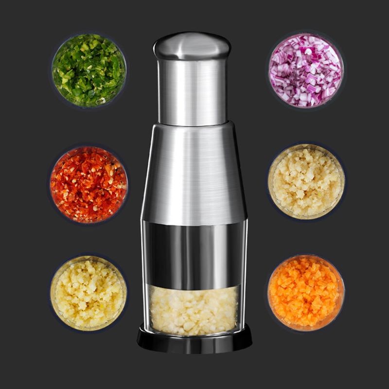 Easy 2 Seconds Chopper Rustfritt Stål Materiale Luvikno