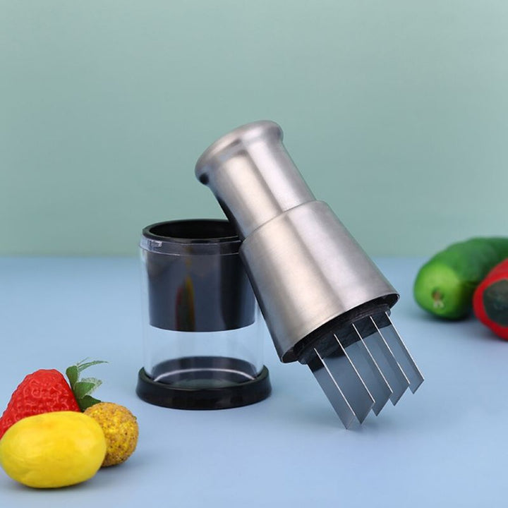 Easy 2 Seconds Chopper Rustfritt Stål Materiale Luvikno