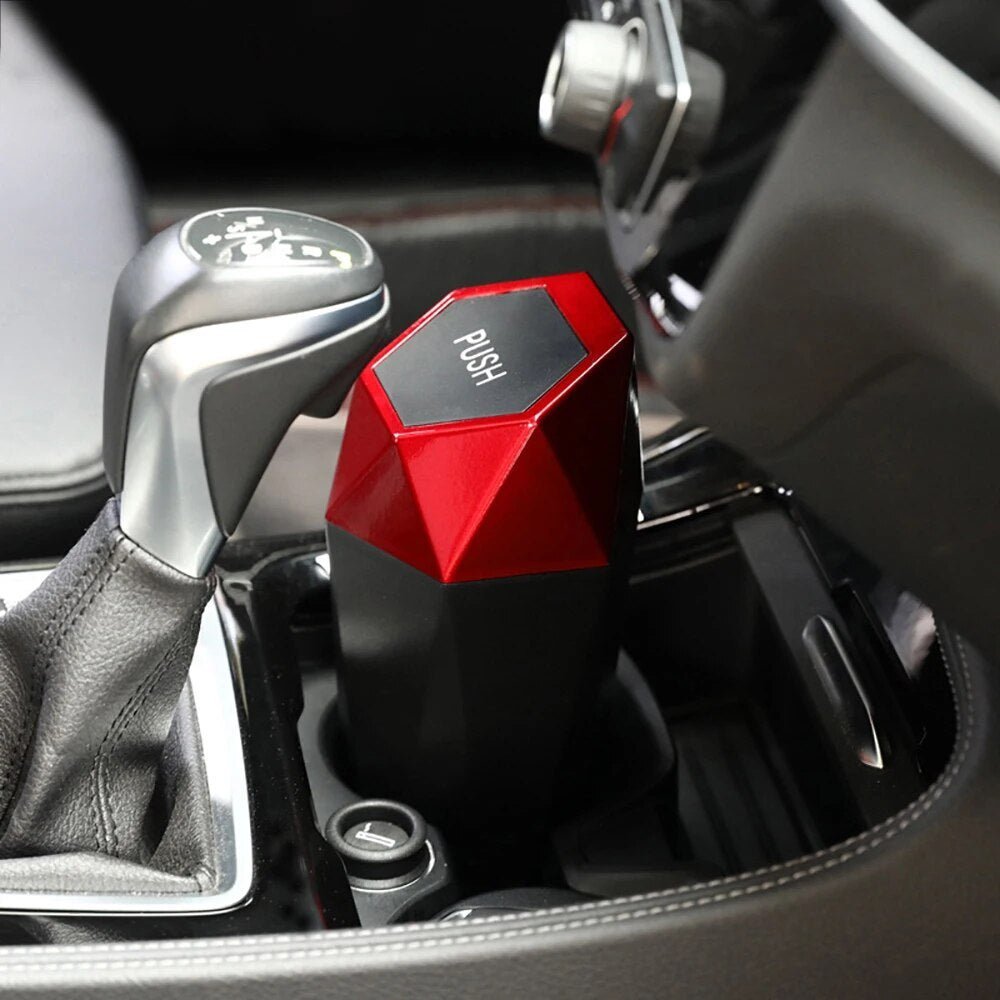 Luvikno | Bil søppelbøtte - Mini søppelbøtte for koppholder - Perfekt løsning!